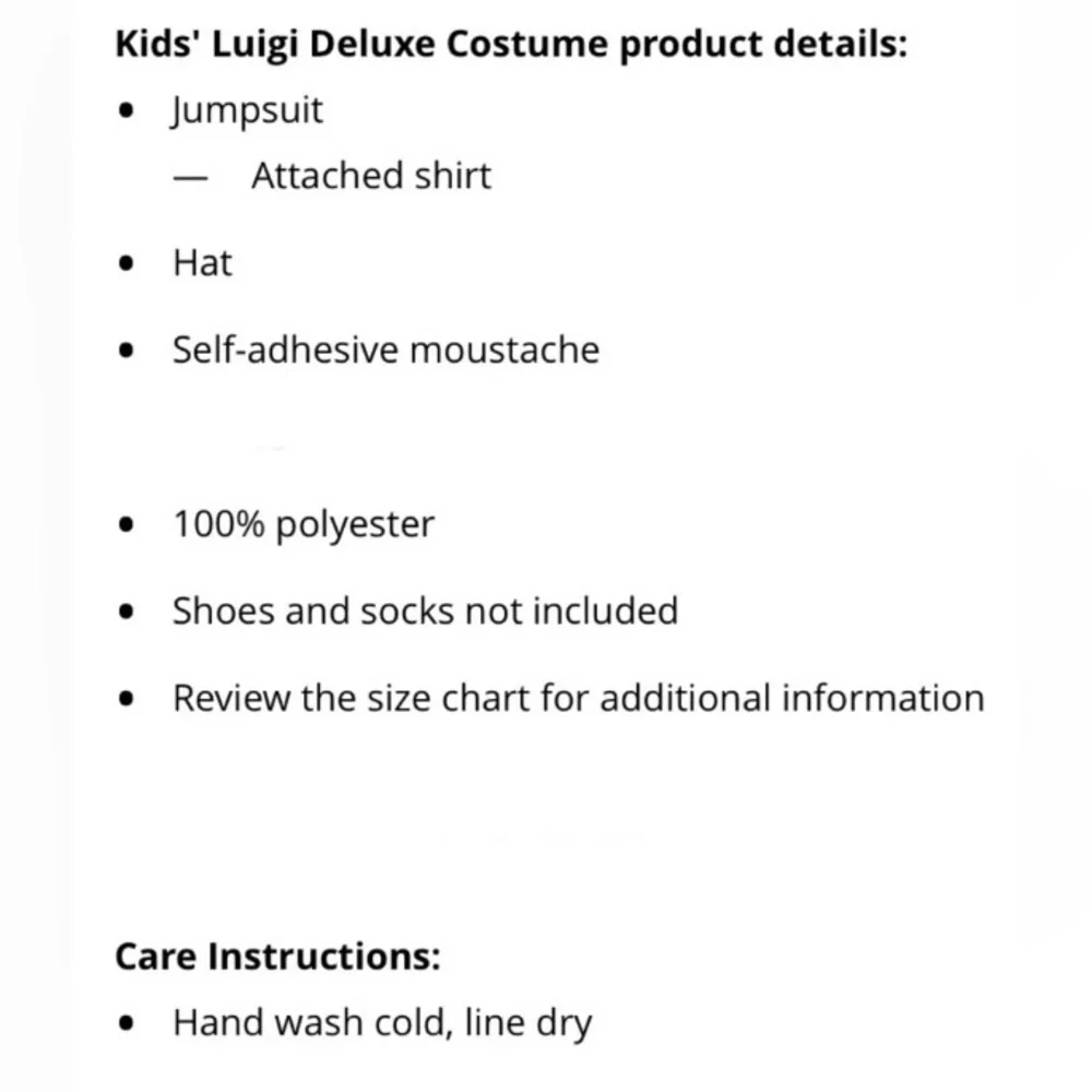 N/A product description